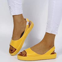 Trendy Ladies Sandals – Zivah-Yellow-3-State of Style