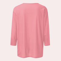 Trendy Ladies Shirt with Long Sleeves - Livia-Pink-S-State of Style