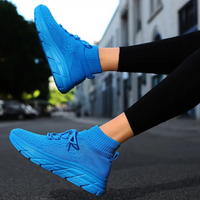 Trendy Ladies Sneakers - Elara-Blue-3-State of Style