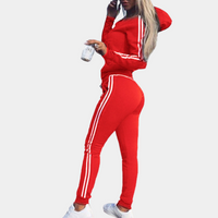 Trendy Ladies' Tracksuit - Mila-Red-XS-State of Style