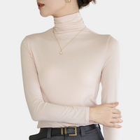 Trendy Ladies Turtleneck - Sienna-Pink-XS-State of Style