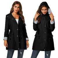 Trendy Ladies Windbreaker - Viviane-Black-S-State of Style