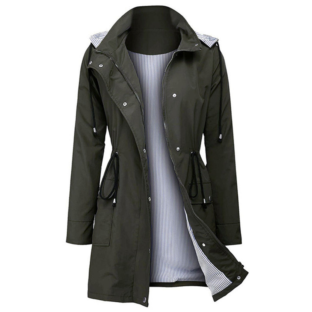 Trendy Ladies Windbreaker - Viviane-Grey-S-State of Style