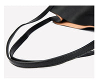 Trendy Leather Shoulder Bag - Mila-Black-State of Style