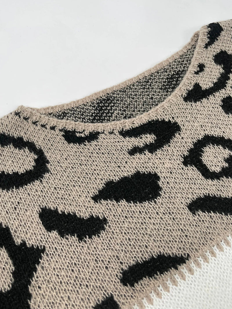 Trendy Leopard Print Sweater - Laura-Brown-S-State of Style