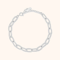 Trendy Link Bracelet - Lucia-Silver-State of Style