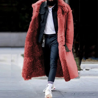 Trendy Long Warm Winter Coat for Men - Matteo-Red-S-State of Style