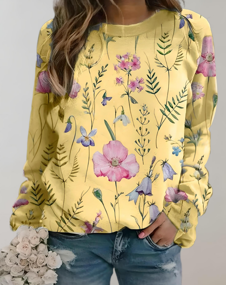 Trendy Luxurious Ladies' Sweater - Isabella-Yellow-S-State of Style
