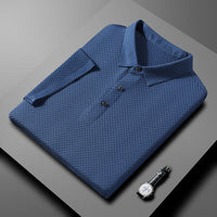 Trendy Men's Polo Shirt – Finn-Blue-M-State of Style