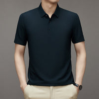 Trendy Men's Polo Shirt – Finn-Dark blue-M-State of Style