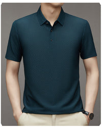 Trendy Men's Polo Shirt – Finn-Dark green-M-State of Style