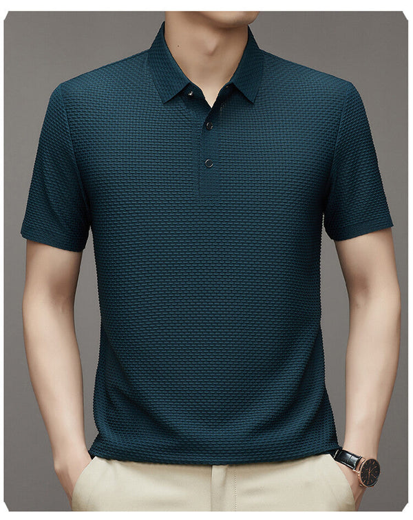 Trendy Men's Polo Shirt – Finn-Dark green-M-State of Style