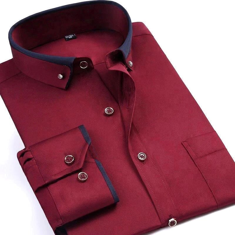 Trendy Men's Shirt - Victor-Red-XS-State of Style