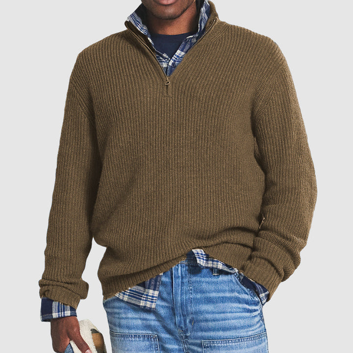 Trendy Men's Sweater - Carson-Brown-M-State of Style