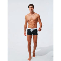 Trendy Men's Swim Shorts – Jace-Black-L-State of Style