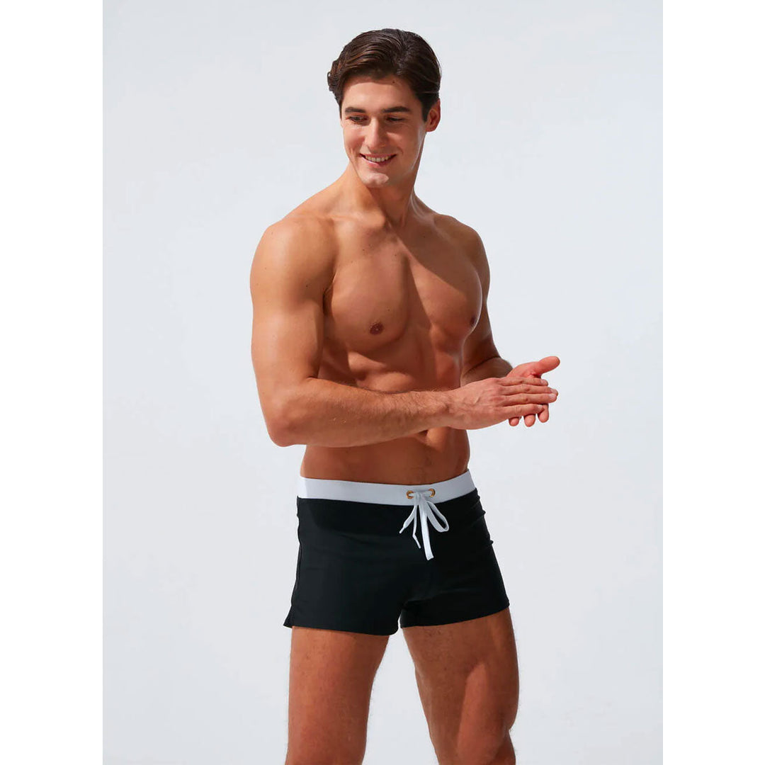 Trendy Men's Swim Shorts – Jace-Black-L-State of Style