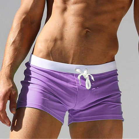 Trendy Men's Swim Shorts – Jace-Purple-XS-State of Style