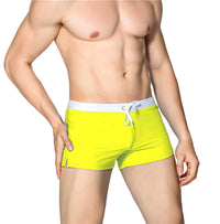 Trendy Men's Swim Shorts – Jace-Yellow-XS-State of Style