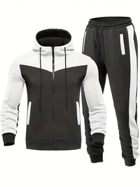 Trendy Men's Tracksuit - ProMotion-Blue-White-S-State of Style