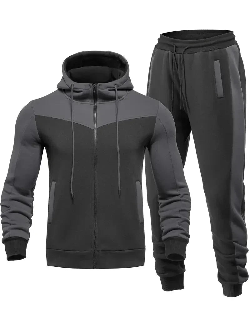 Trendy Men's Tracksuit - ProMotion-Blue-White-S-State of Style