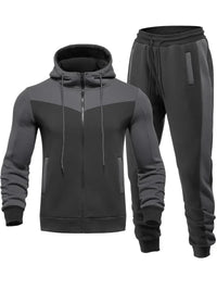 Trendy Men's Tracksuit - ProMotion-Blue-White-S-State of Style