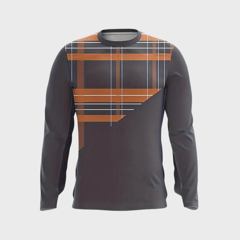 Trendy Men's Tracksuit - UrbanFit-Orange-S-State of Style