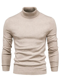 Trendy Men's Turtleneck - Lars-Beige-S-State of Style