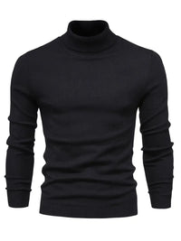 Trendy Men's Turtleneck - Lars-Black-S-State of Style
