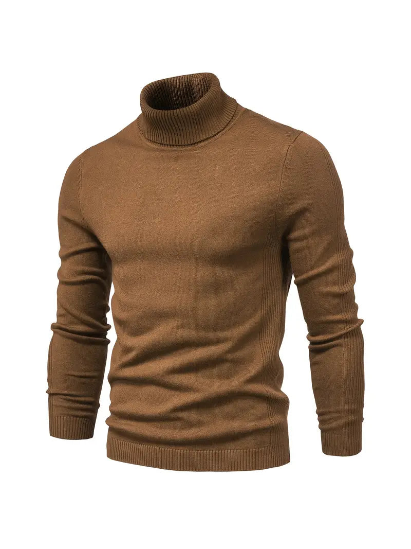 Trendy Men's Turtleneck - Lars-Blue-S-State of Style