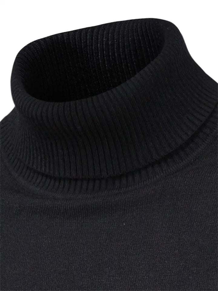 Trendy Men's Turtleneck - Lars-Blue-S-State of Style