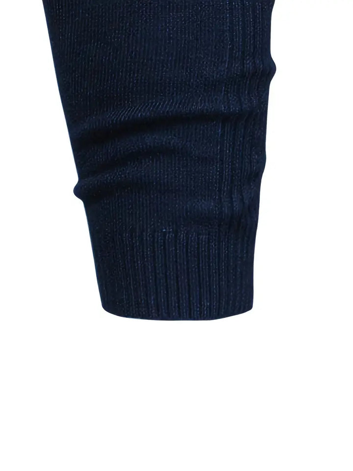 Trendy Men's Turtleneck - Lars-Blue-S-State of Style