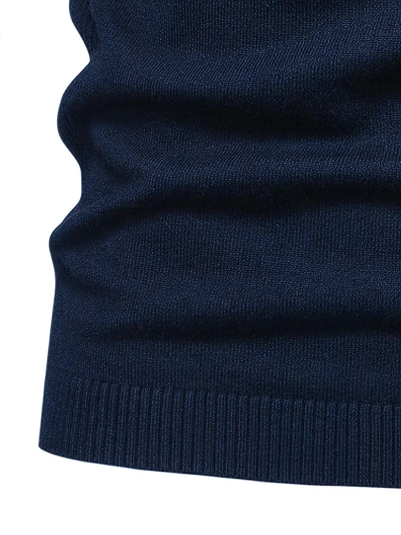Trendy Men's Turtleneck - Lars-Blue-S-State of Style