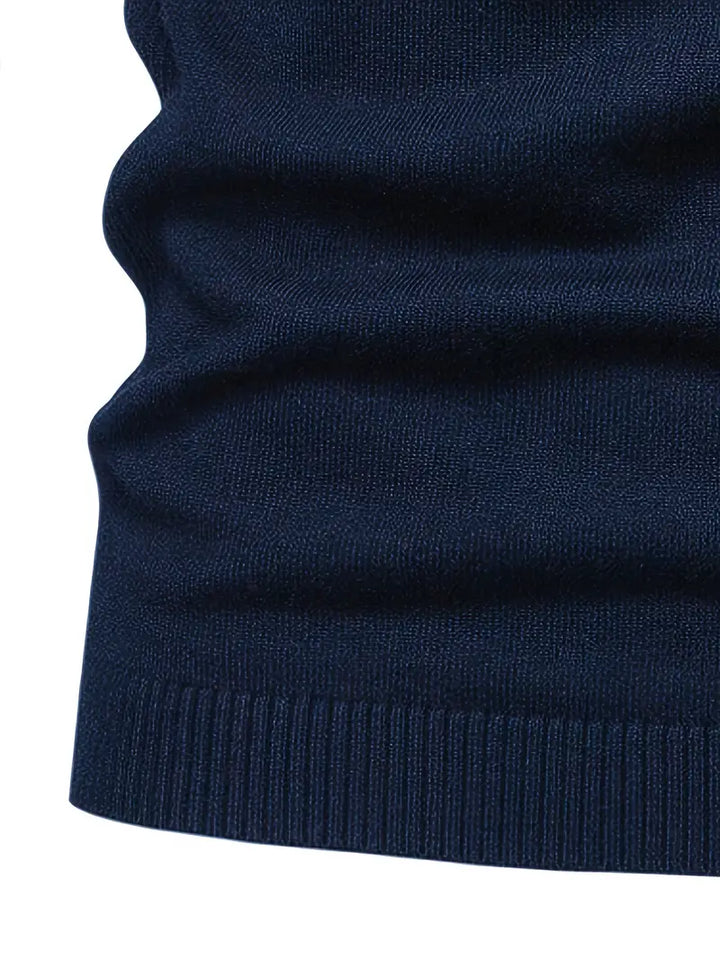 Trendy Men's Turtleneck - Lars-Blue-S-State of Style