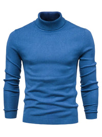 Trendy Men's Turtleneck - Lars-Blue-S-State of Style