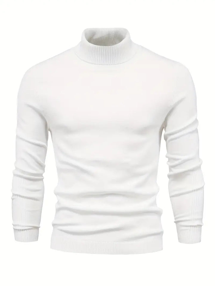 Trendy Men's Turtleneck - Lars-White-S-State of Style