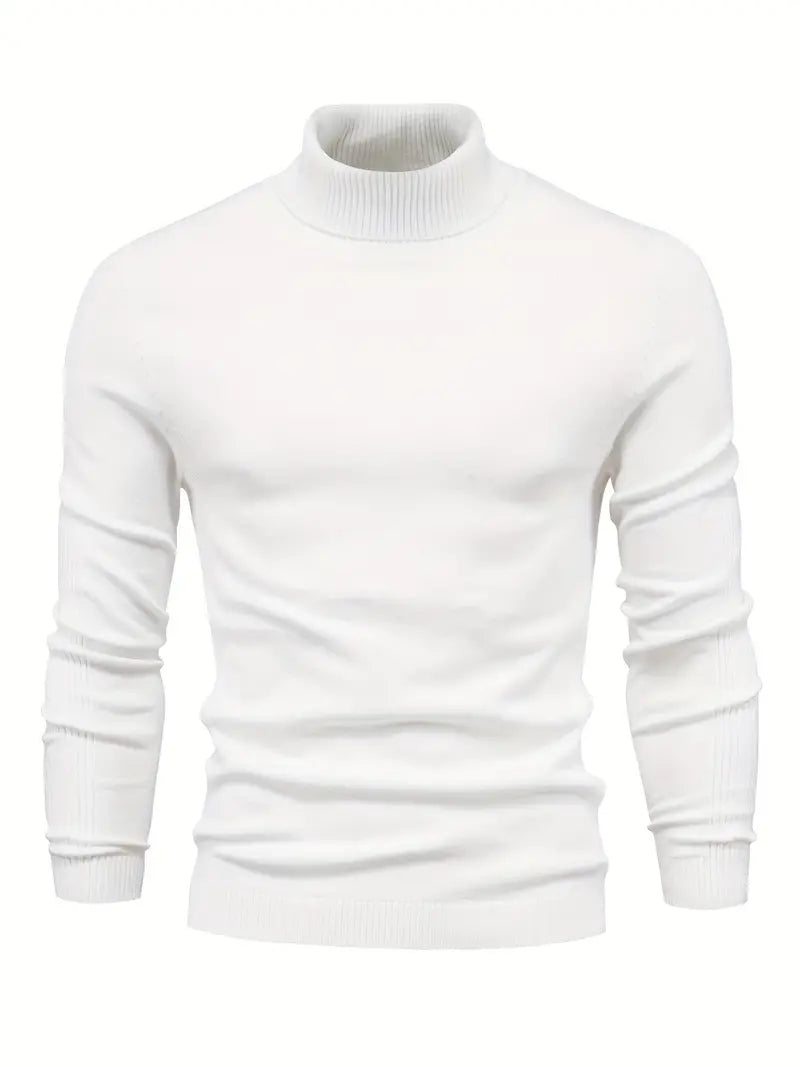 Trendy Men's Turtleneck - Lars-White-S-State of Style