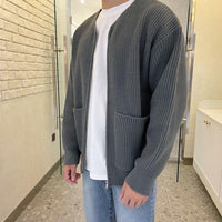 Trendy Men's Vest with Zipper - Lorenzo-Apricot-M-State of Style