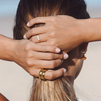 Trendy Mini Pearl Ring - Isolde-5-Gold-State of Style