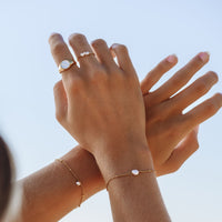 Trendy Mini Pearl Ring - Isolde-5-Gold-State of Style