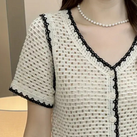 Trendy Openwork Blouse for Women - Livia-State of Style