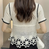 Trendy Openwork Blouse for Women - Livia-State of Style