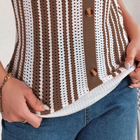 Trendy Openwork Summer Top for Ladies - Naia-Black-XS-State of Style