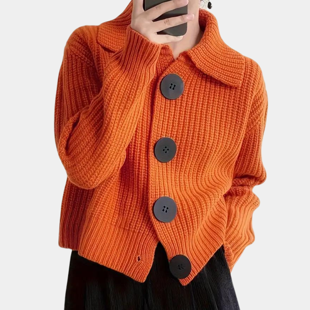 Trendy Orange Women's Jacket - Romy-XS-State of Style