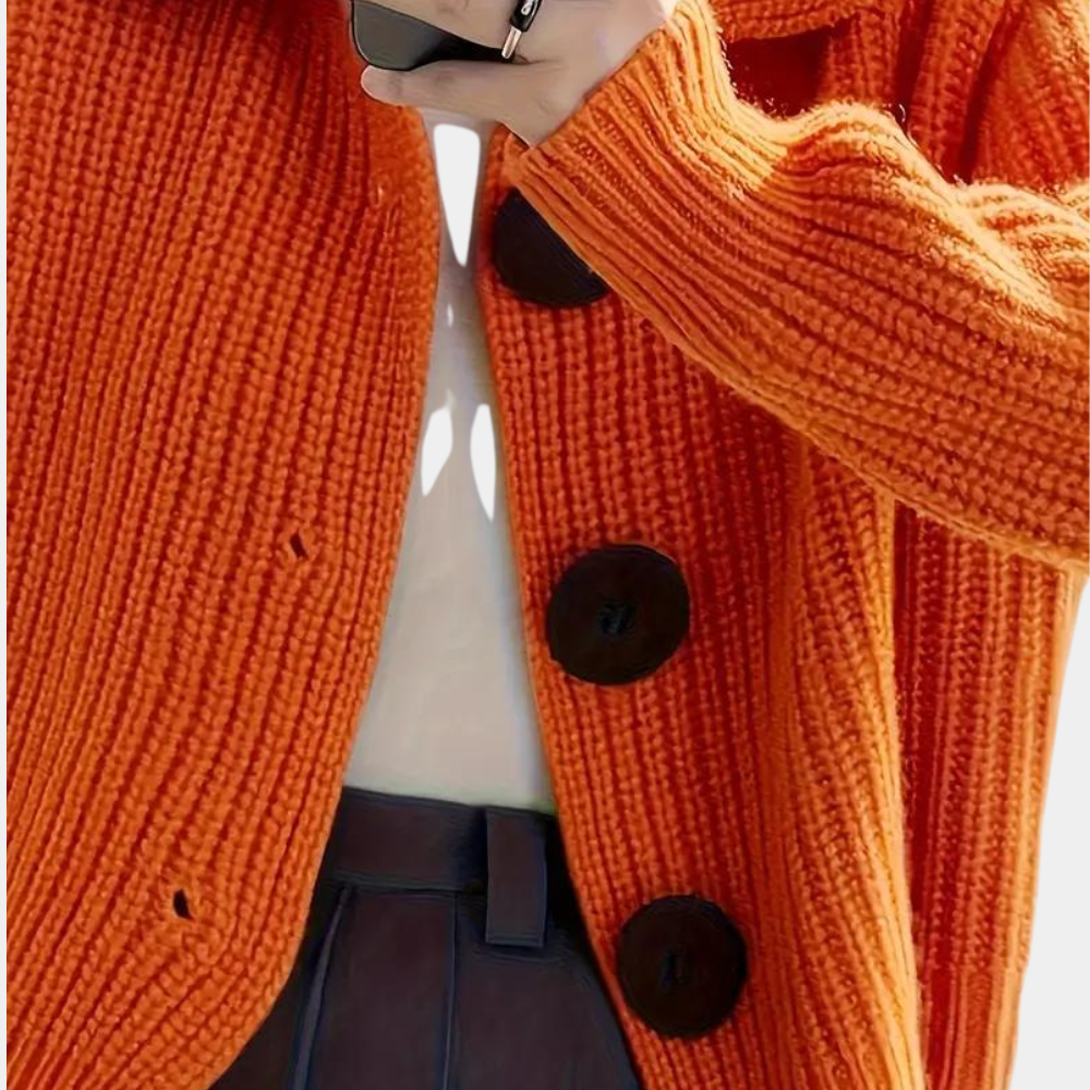 Trendy Orange Women's Jacket - Romy-XS-State of Style