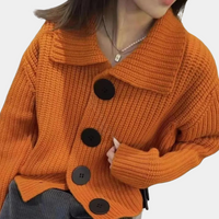 Trendy Orange Women's Jacket - Romy-XS-State of Style
