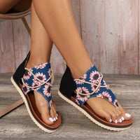 Trendy orthopedic sandals for women - ComfortWalk 120-Navy blue-3.5-State of Style