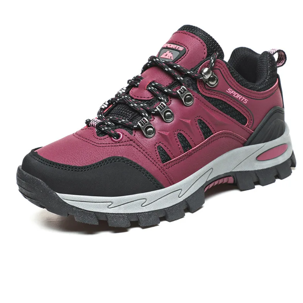 Trendy Outdoor Hiking Shoes - PeakTrail-3.5-Red-State of Style