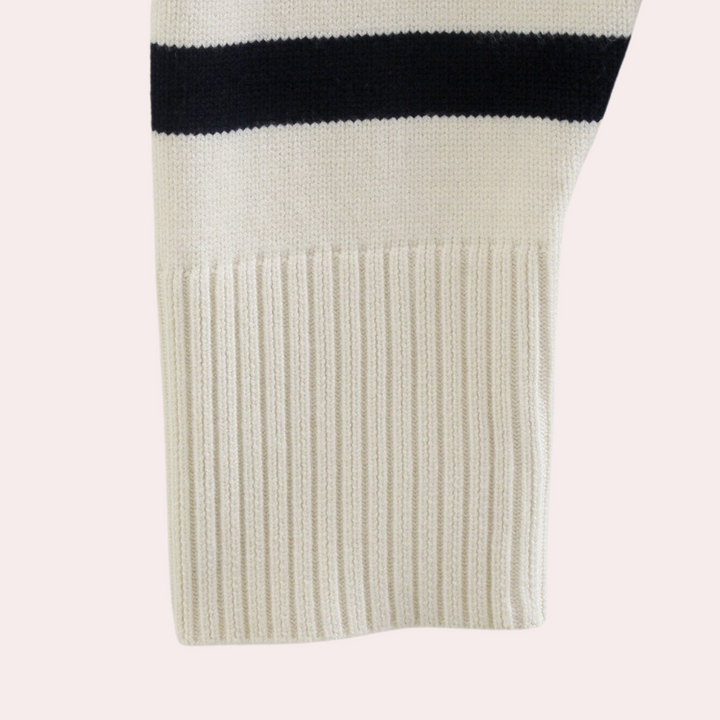 Trendy Oversized Striped Women's Sweater - Sophie-XS-State of Style