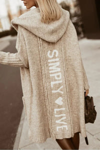Trendy Oversized Women's Cardigan - Amelie-Cream-S-State of Style