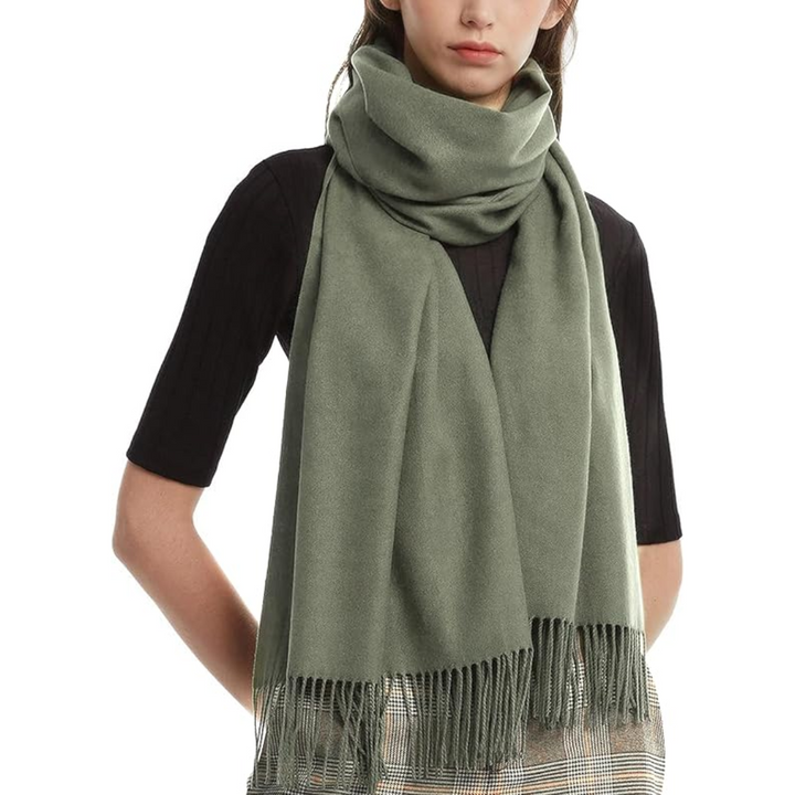 Trendy Pashmina Scarf for Women - Eleanor-Green-State of Style